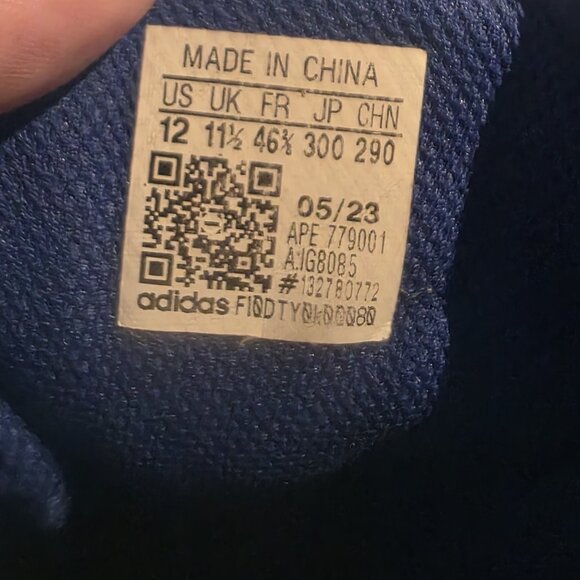 Mens Size 12 - Adidas Dame 8 EXTPLY Basketball Shoes Blue/Coral/Black Gym Court - Picture 10 of 10